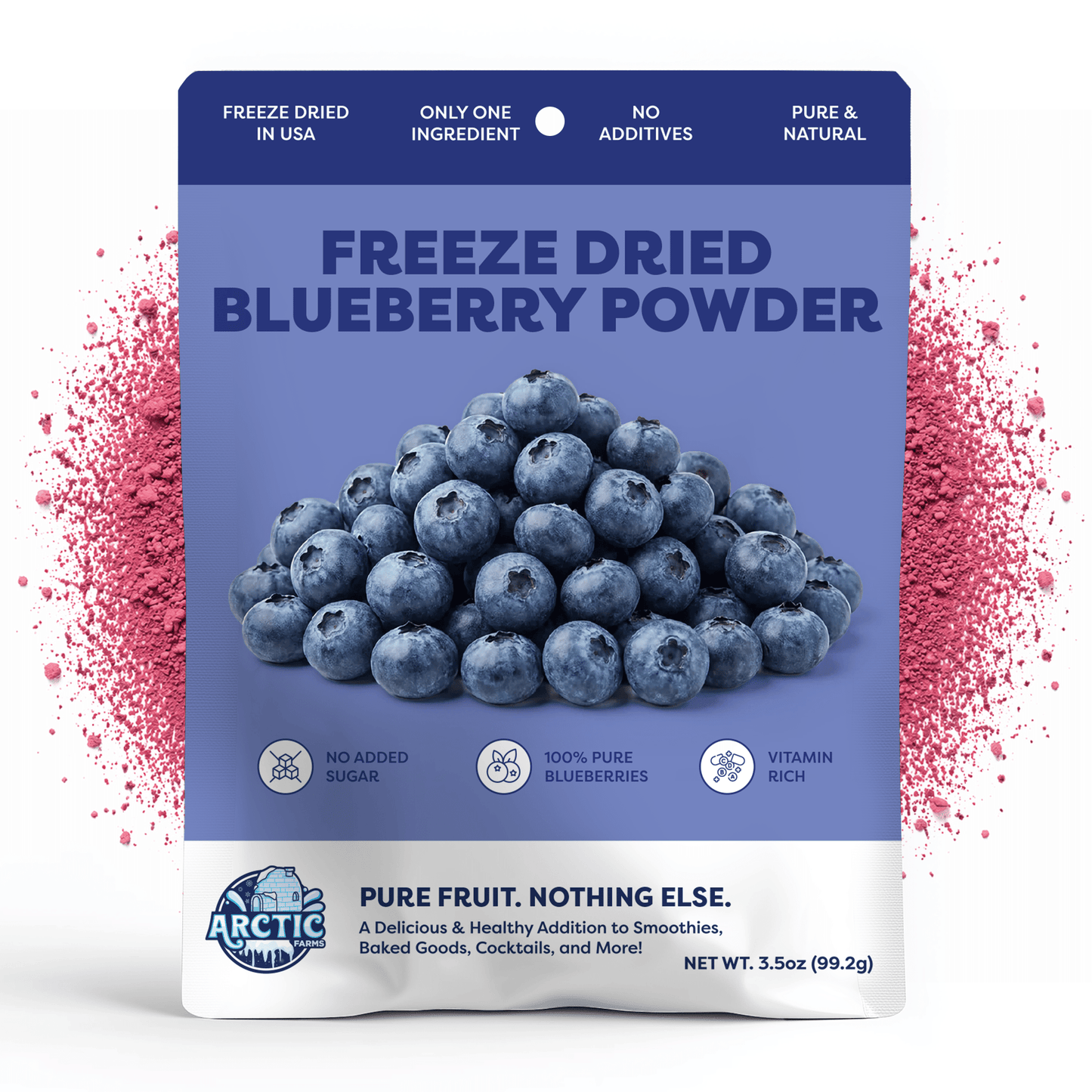 Freeze Dried Blueberry Powder - Vegan America