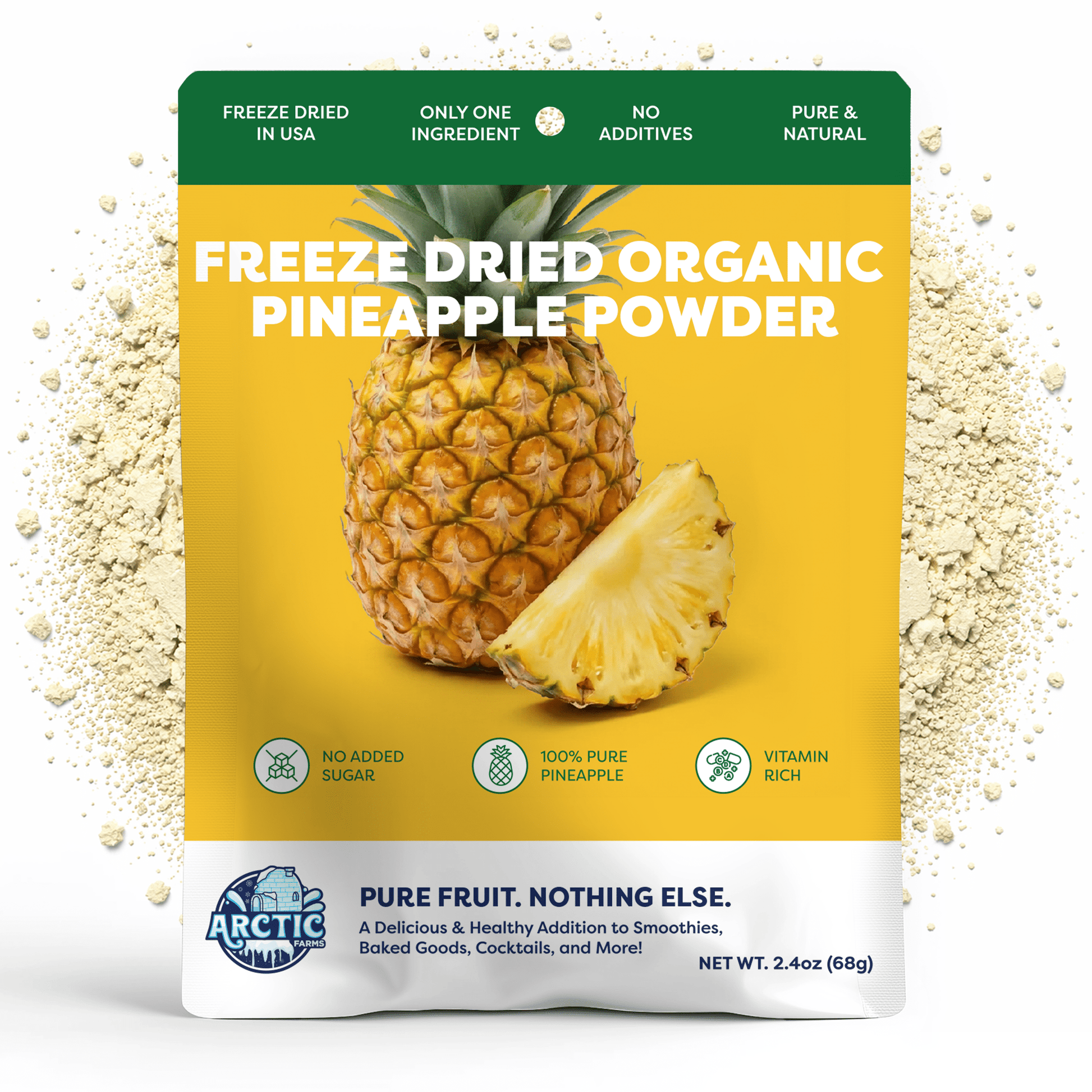 Freeze Dried Pineapple Powder - Vegan America