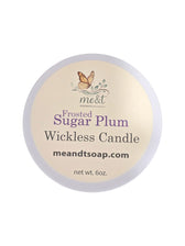 Frosted Sugar Plum Wickless Candle