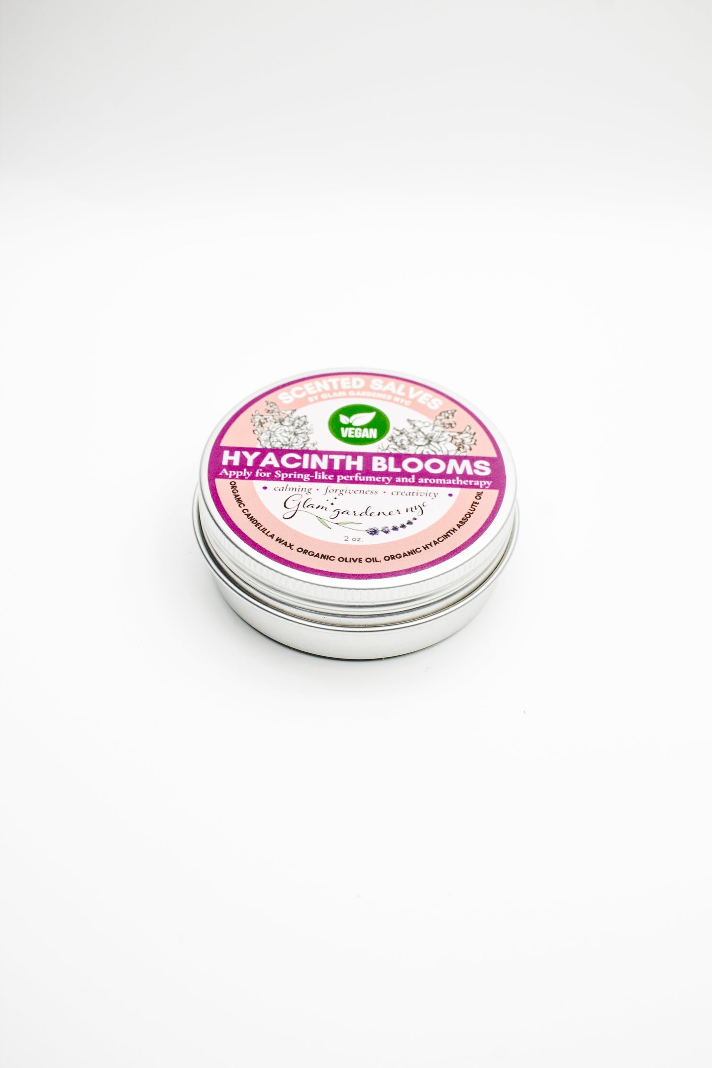 VEGAN HYACINTH BLOOMS • Natural solid perfume and hydrating lotion infused with Hyacinth absolute oil ⭐️ ON SALE ⭐️