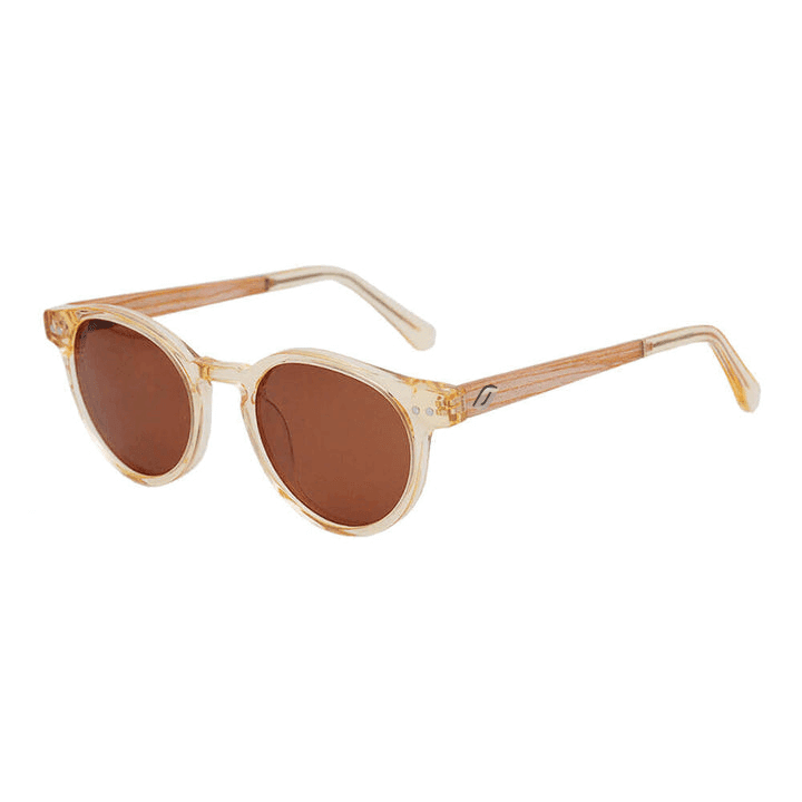 Ganges - Unisex Wood and Bio Acetate Sunglasses - Vegan America