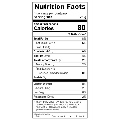 Garlic & Basil Vegan Goat-Style Cashew Cheese