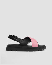 BOHEMA - Glare Sandals Pink, Vegan Corn Leather, Women's - Vegan America