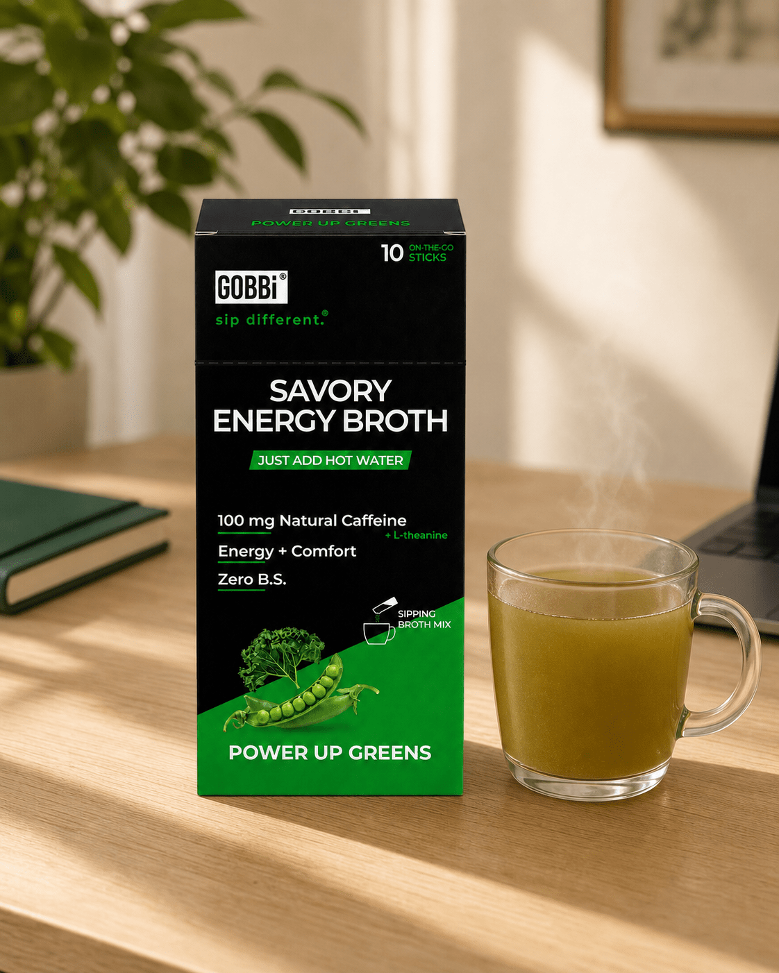 Energy Broth - Power Up Greens - Vegan America