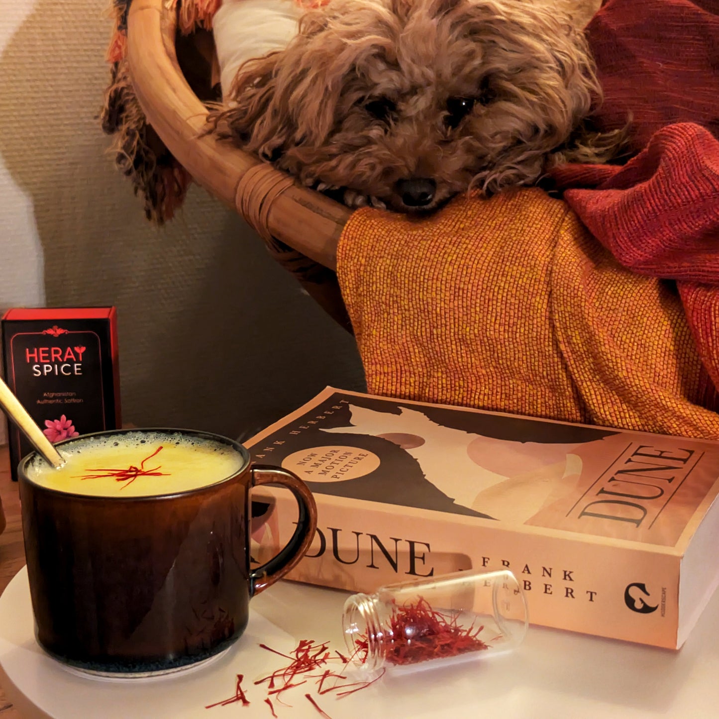 Gift Box Trio (A Jar of each Premium Saffron, Green Cardamom, Herati Mint Leaves)