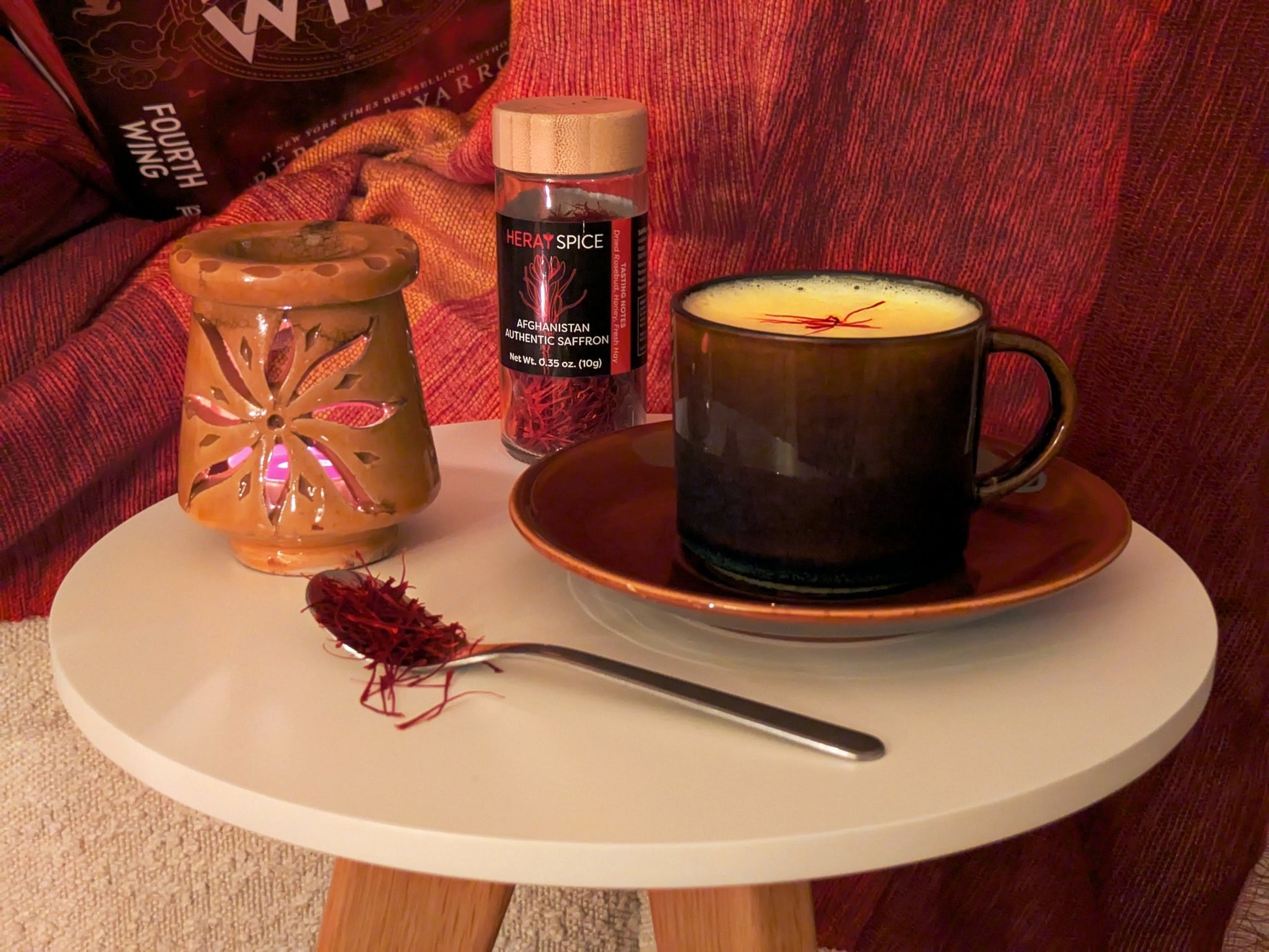 10 Grams (0.3 Oz) Heray Saffron, Afghani Superior Negin Quality - Vegan America
