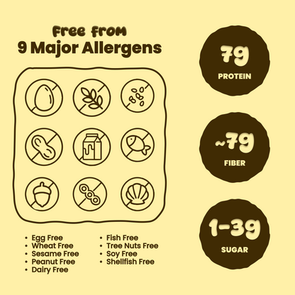 Taiyo Munch - Vegan, GF, Allergen-Free, Kosher Protein Bars - 12-Pack