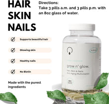 Grow N Glow Hair Skin Nails Anti Aging Multivitamins