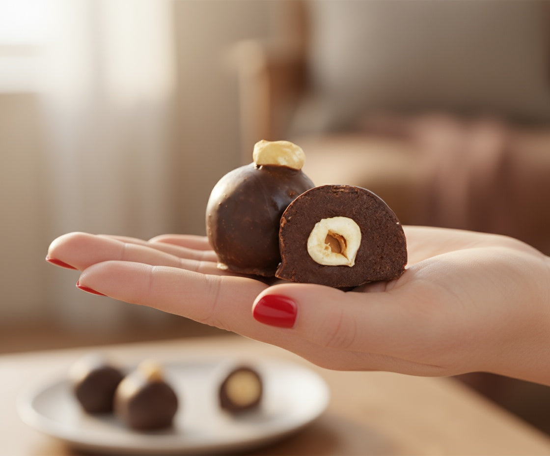 Hazelnut Bliss Vegan Chocolate Truffles