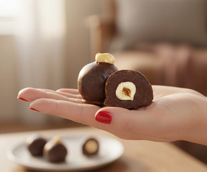 2pc 75% Raw Dark Chocolate Truffle Set - Vegan America