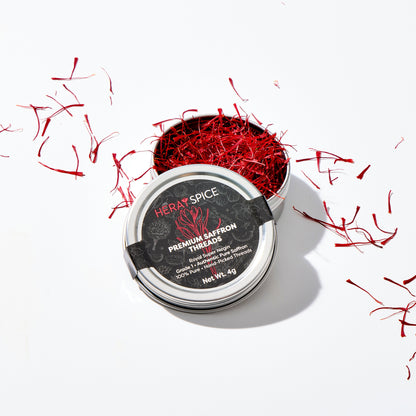 4 Grams (0.14 Oz) Heray Afghan Saffron Extra Class Premium Super Negin Quality