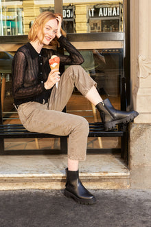 2in1 KAMA plant based boots – black