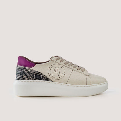 Apple & corn sneakers JANE - fucsia