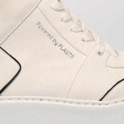 Sneakersy EMI biało - czarne - Vegan America