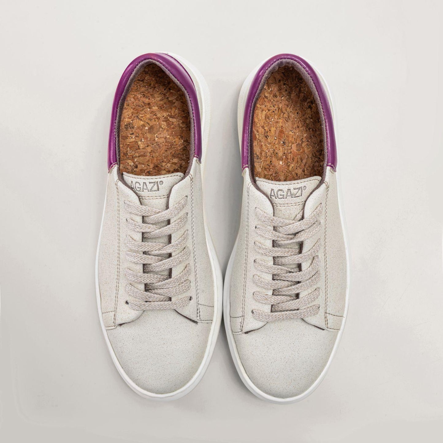Apple & corn sneakers EMMA - fucsia