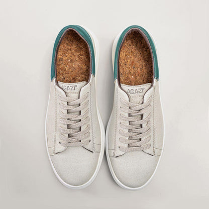 Apple & corn sneakers EMMA - turquoise