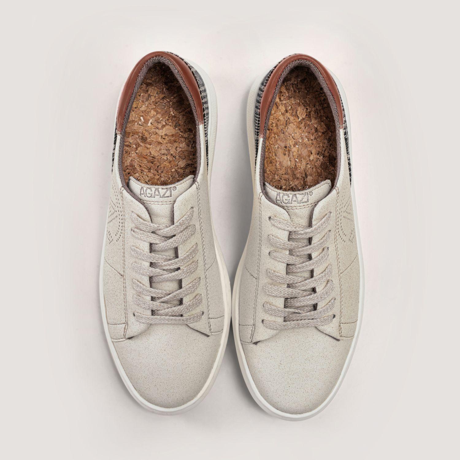 Jabłkowo - kukurydziane sneakersy JANE – karmel - Vegan America