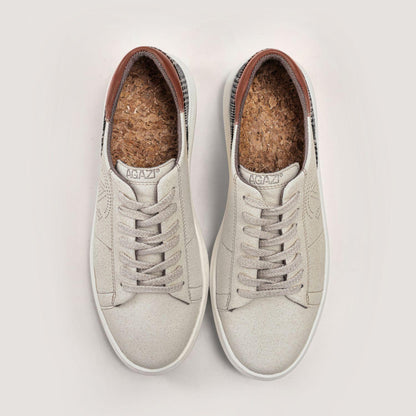 Jabłkowo - kukurydziane sneakersy JANE – karmel - Vegan America
