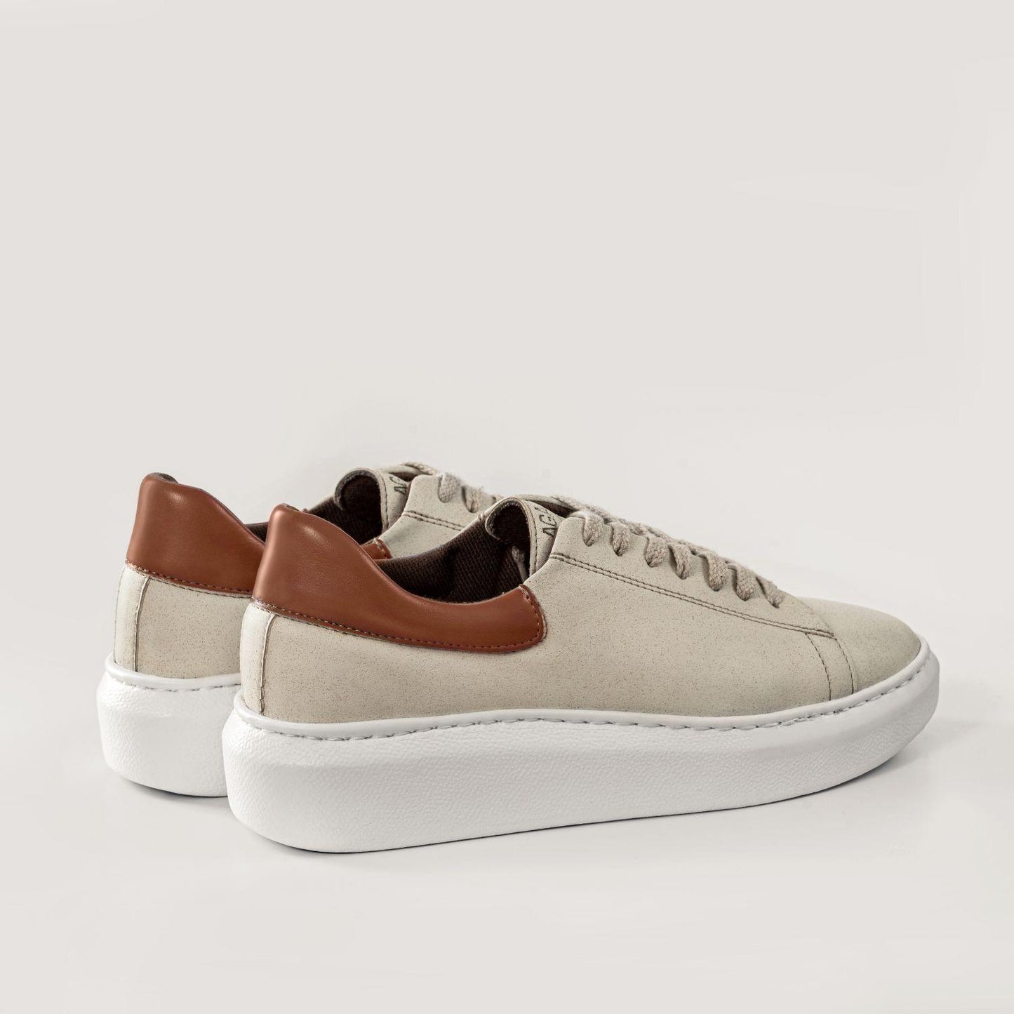 Apple & corn sneakers EMMA - caramel