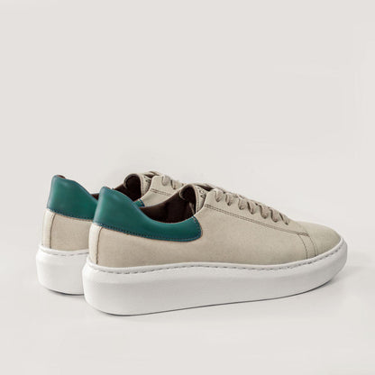 Apple & corn sneakers EMMA - turquoise