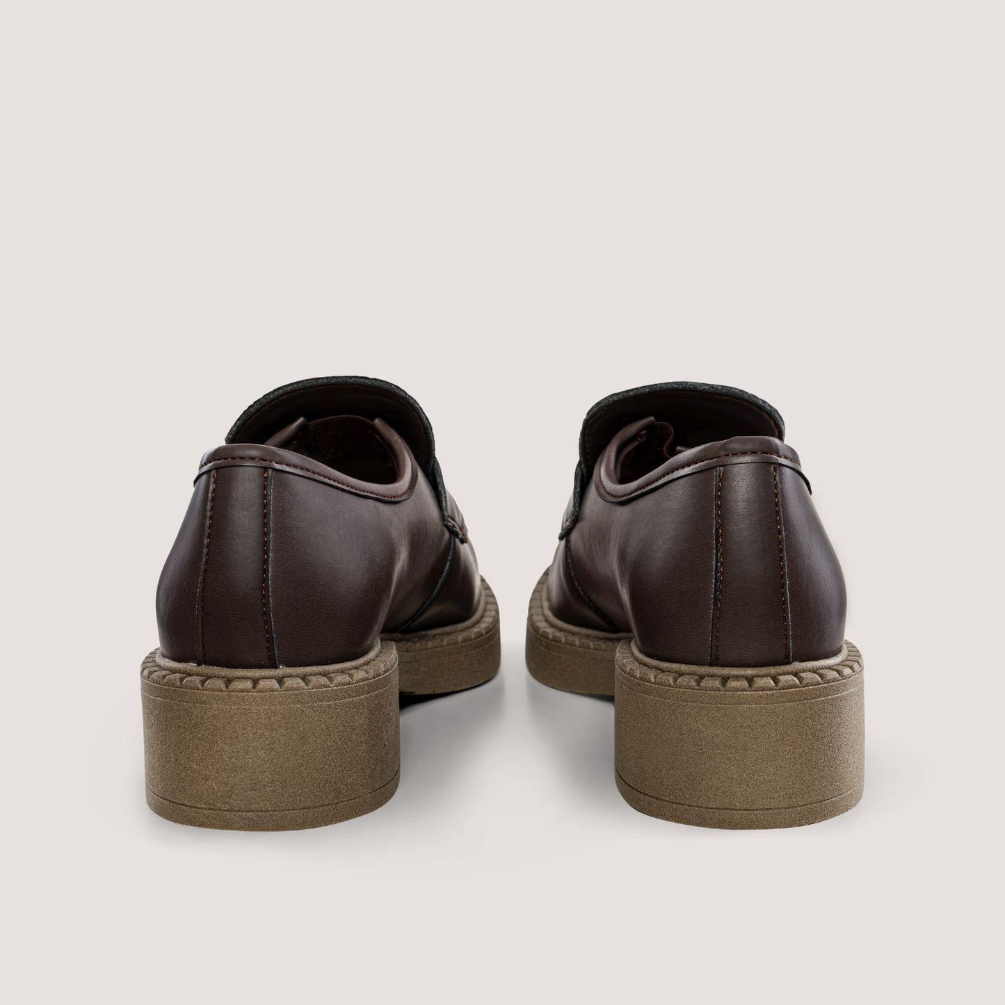 3 in 1 Apple loafers DIANE – chocolate, dark sole