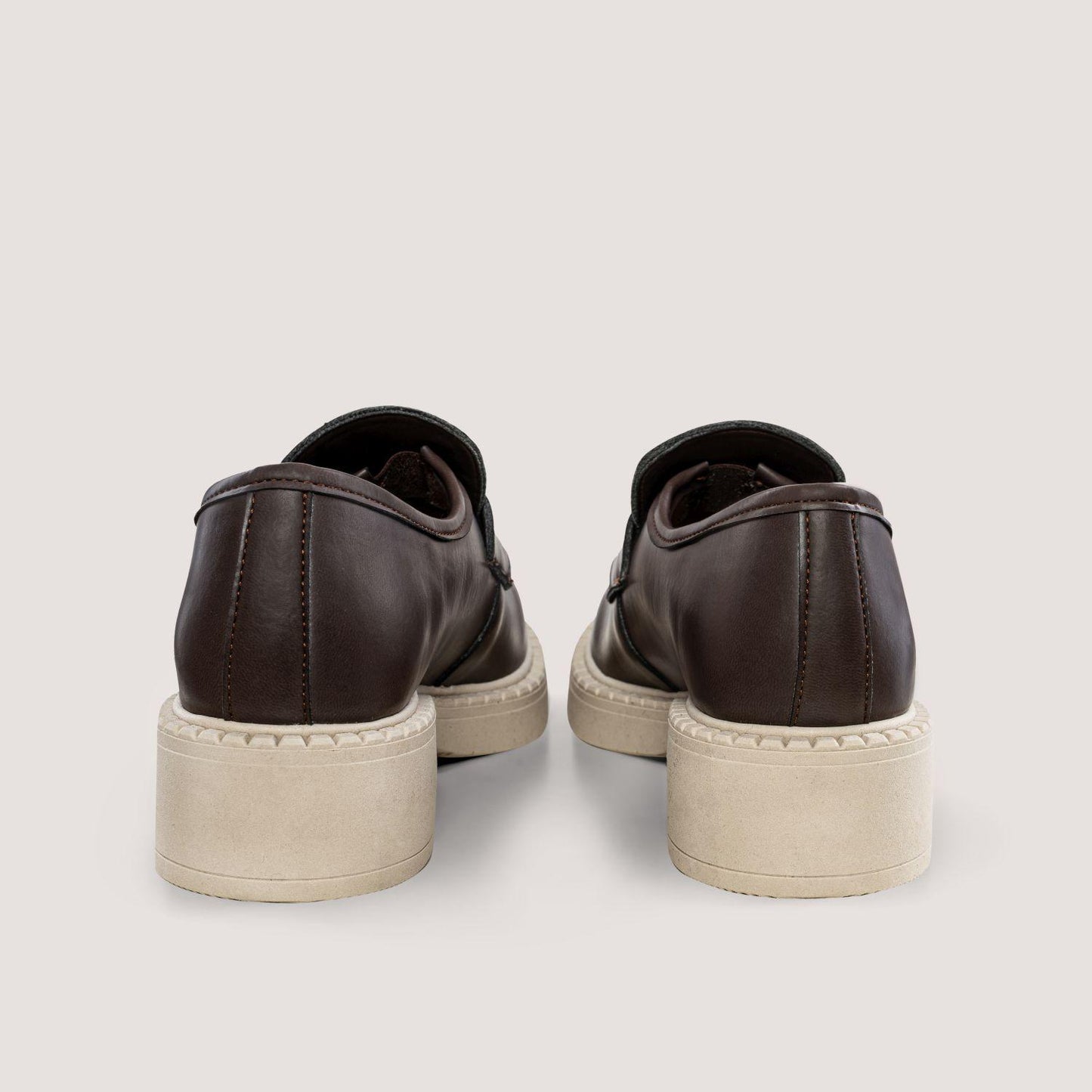 3 in 1 Apple loafers DIANE – chocolate, light sole