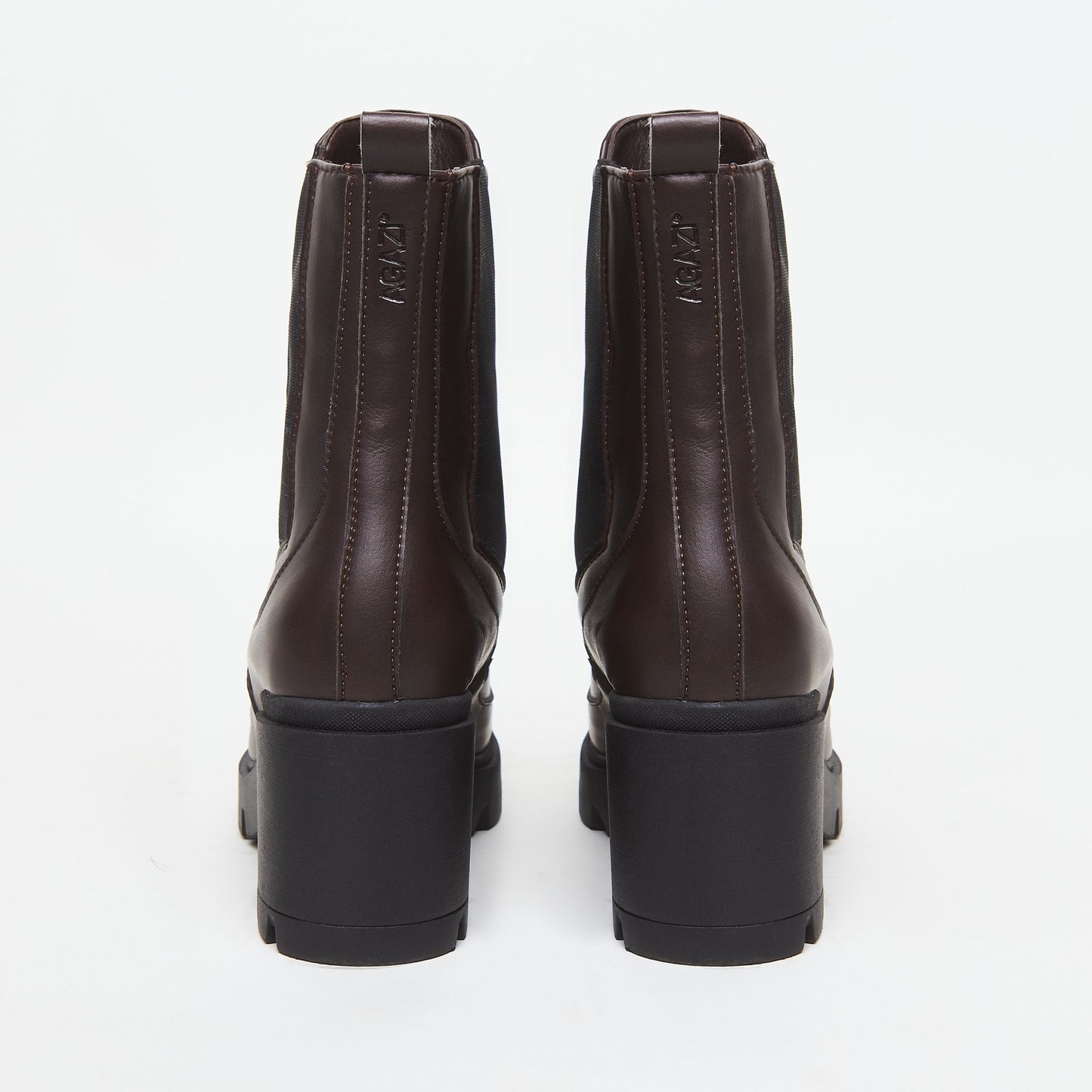 VICKY plant-based boots – chocolate