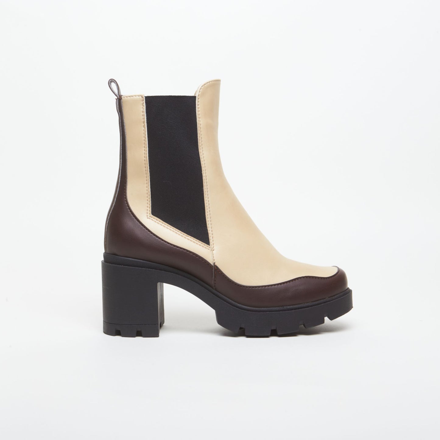 VICKY plant - based boots – duo choco & vanilla - Vegan America