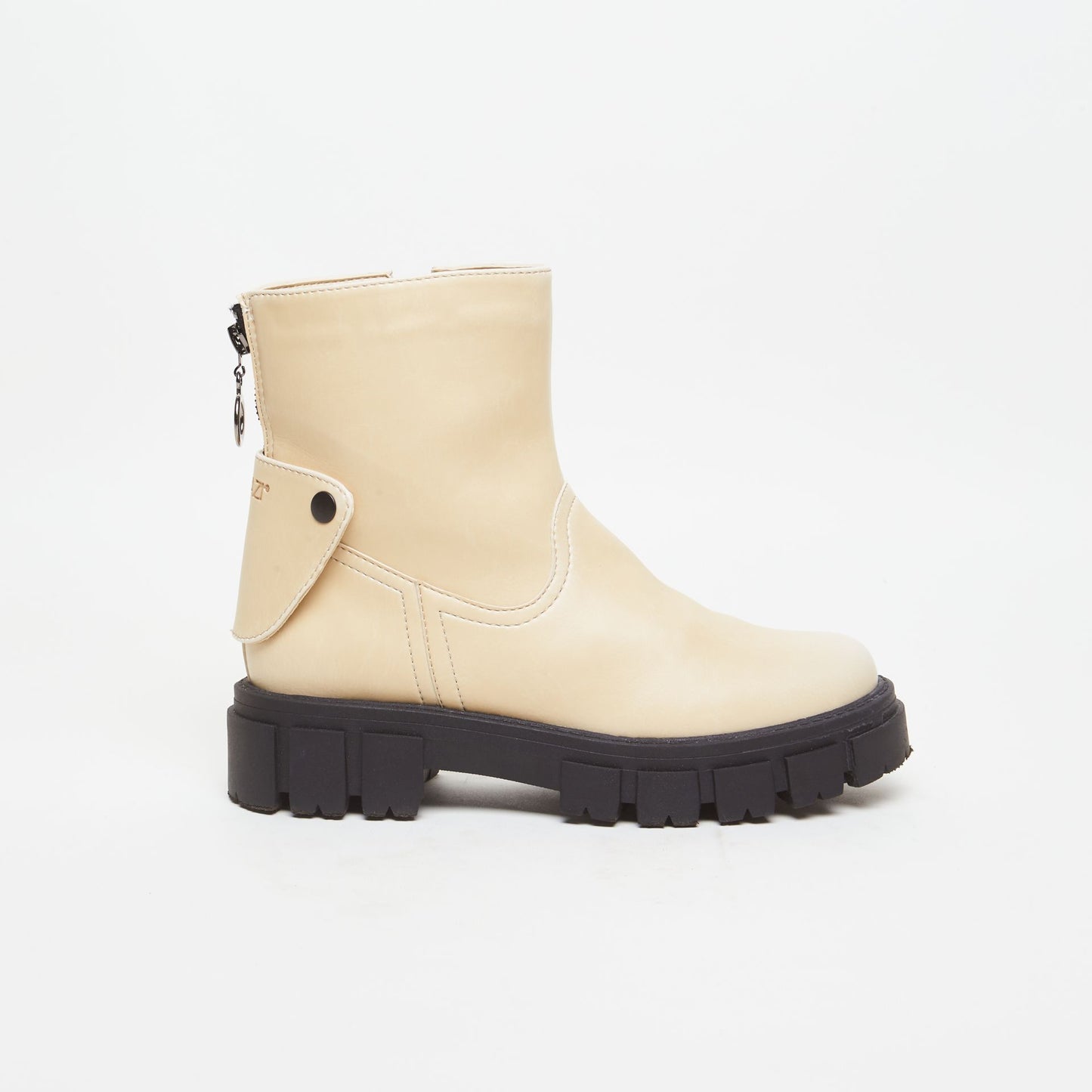 3in1 KAMA plant based leather boots – vanilla