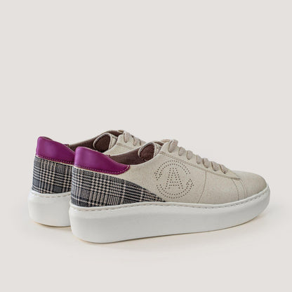 Apple & corn sneakers JANE - fucsia
