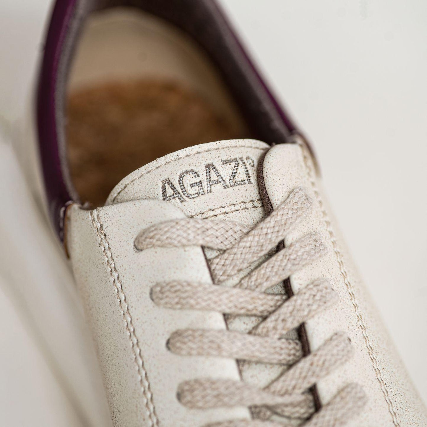 Apple & corn sneakers EMMA - caramel