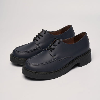 Plant-based loafers HELEN - navy blue