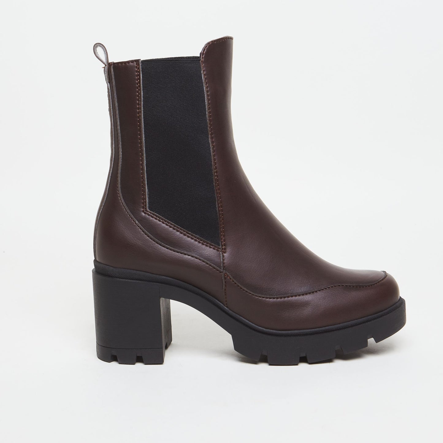 VICKY plant-based boots – chocolate
