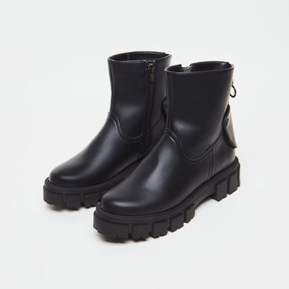 2in1 KAMA plant based boots – black