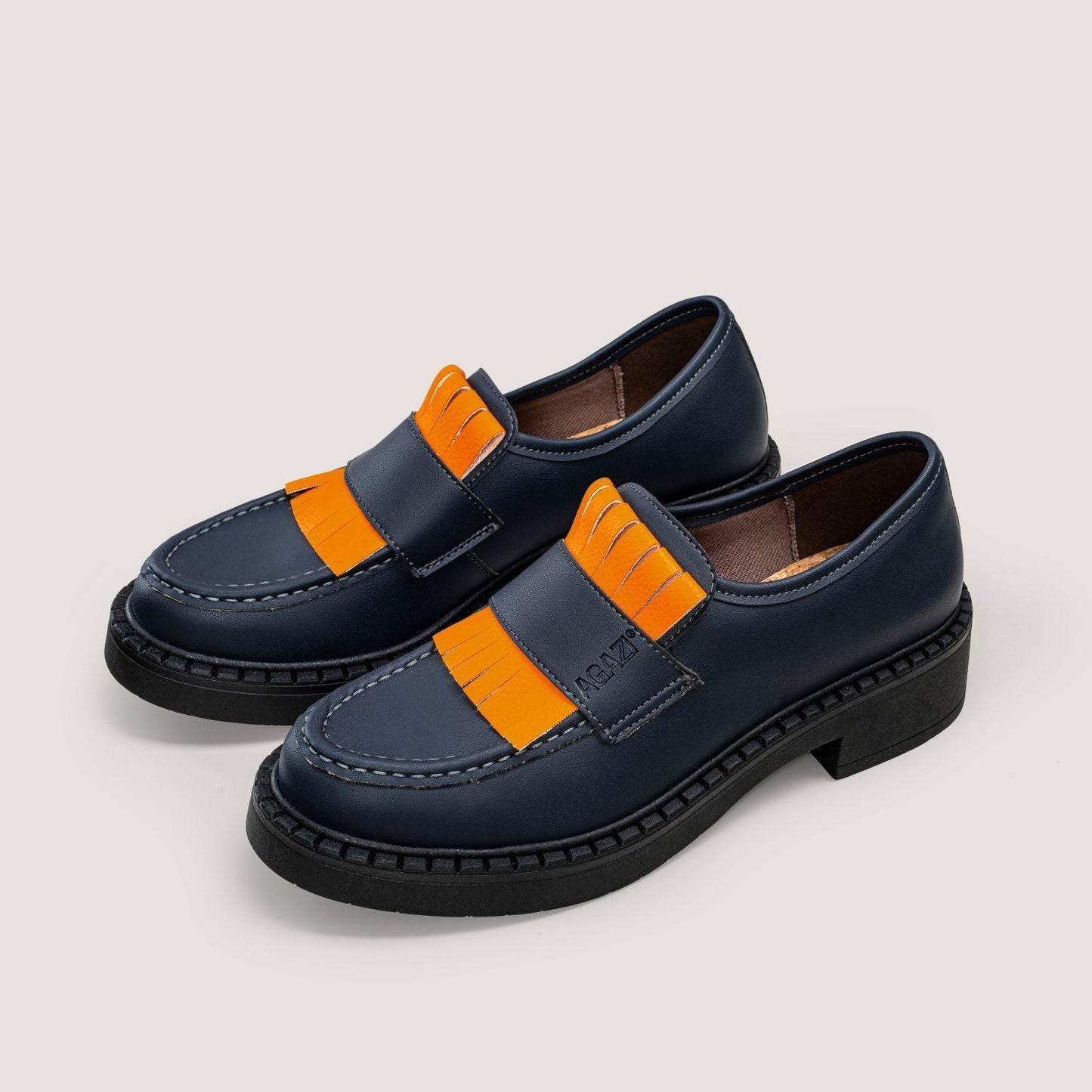 3 in 1 Corn loafers DIANE – navy blue