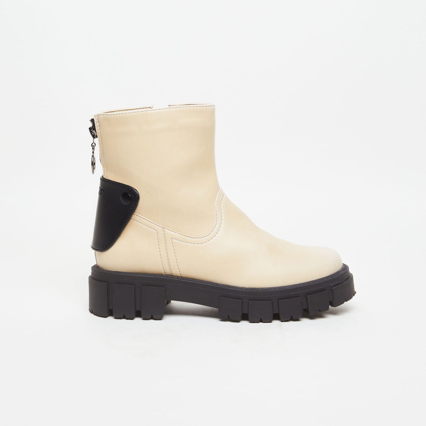 3in1 KAMA plant based leather boots – vanilla