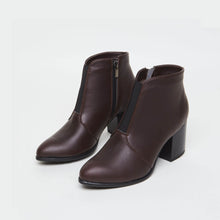 HANA plant based ankle boots – chocolate