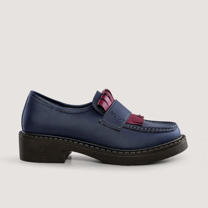 3 in 1 Corn loafers DIANE – navy blue