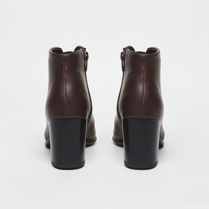 HANA plant based ankle boots – chocolate