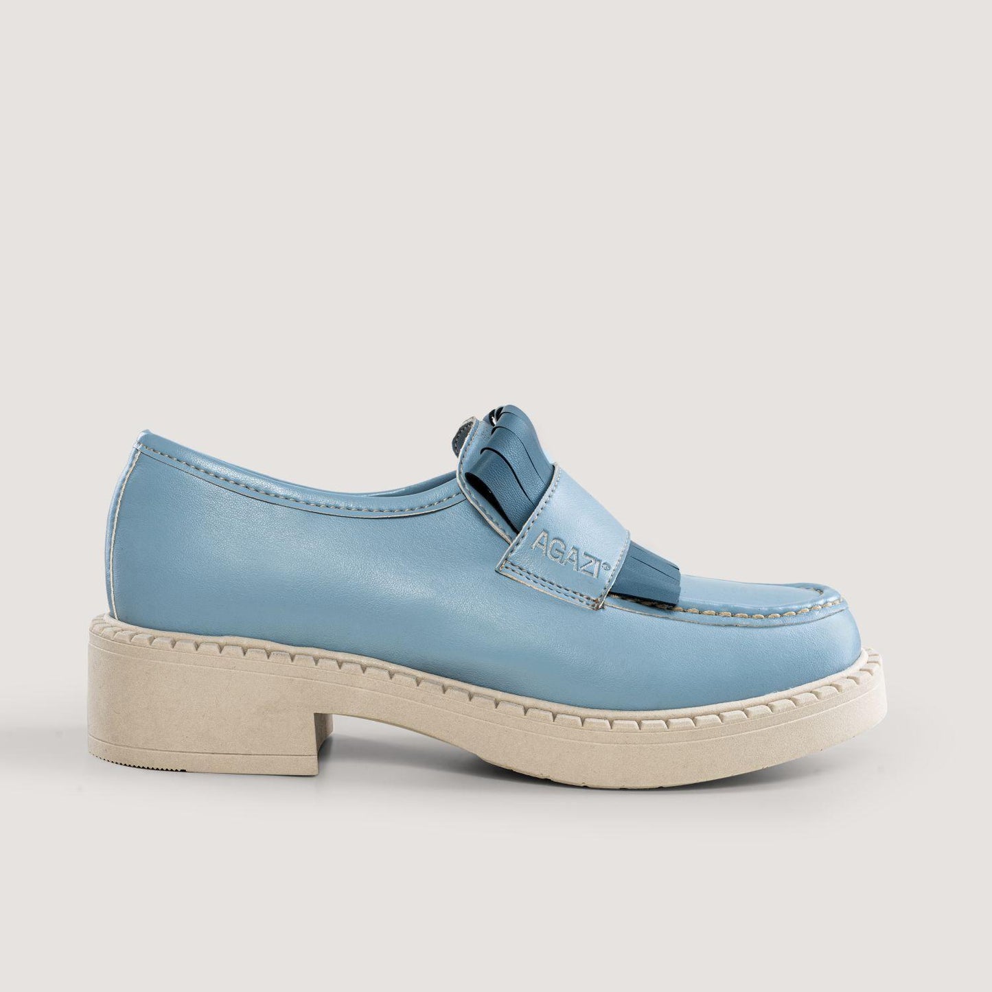 3 in 1 Apple loafers DIANE – sky blue