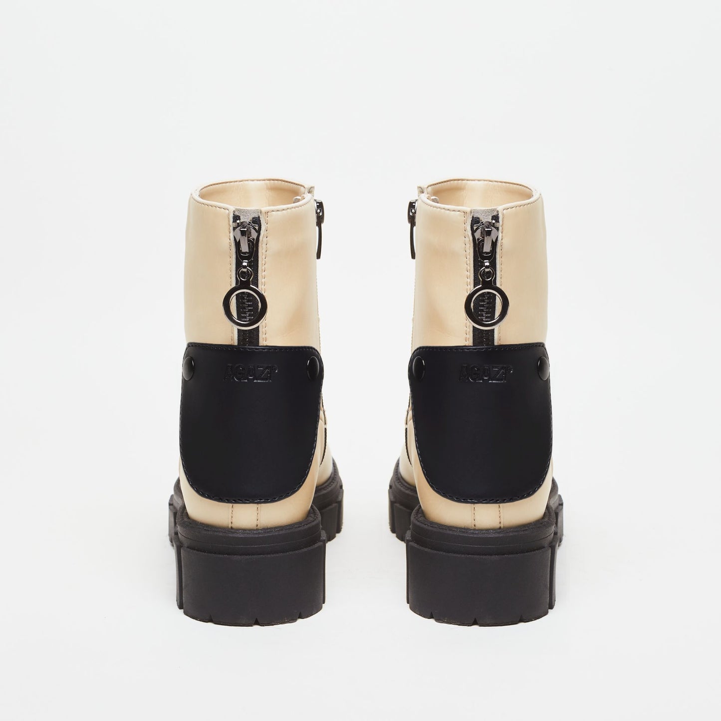 3in1 KAMA plant based leather boots – vanilla