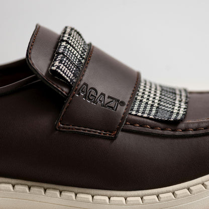 3 in 1 Apple loafers DIANE – chocolate, light sole