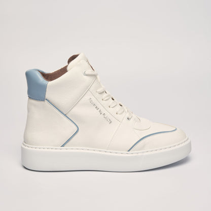 EMI plant-based sneakers – white & blue