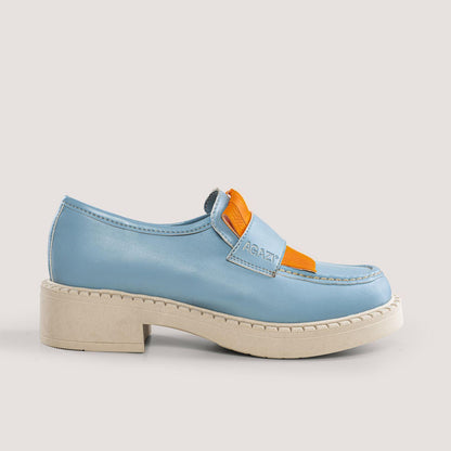 3 in 1 Apple loafers DIANE – sky blue