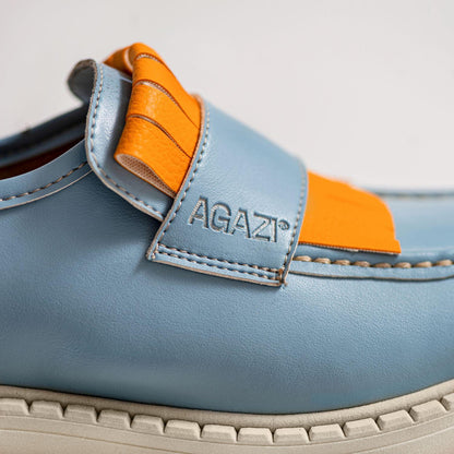 3 in 1 Apple loafers DIANE – sky blue