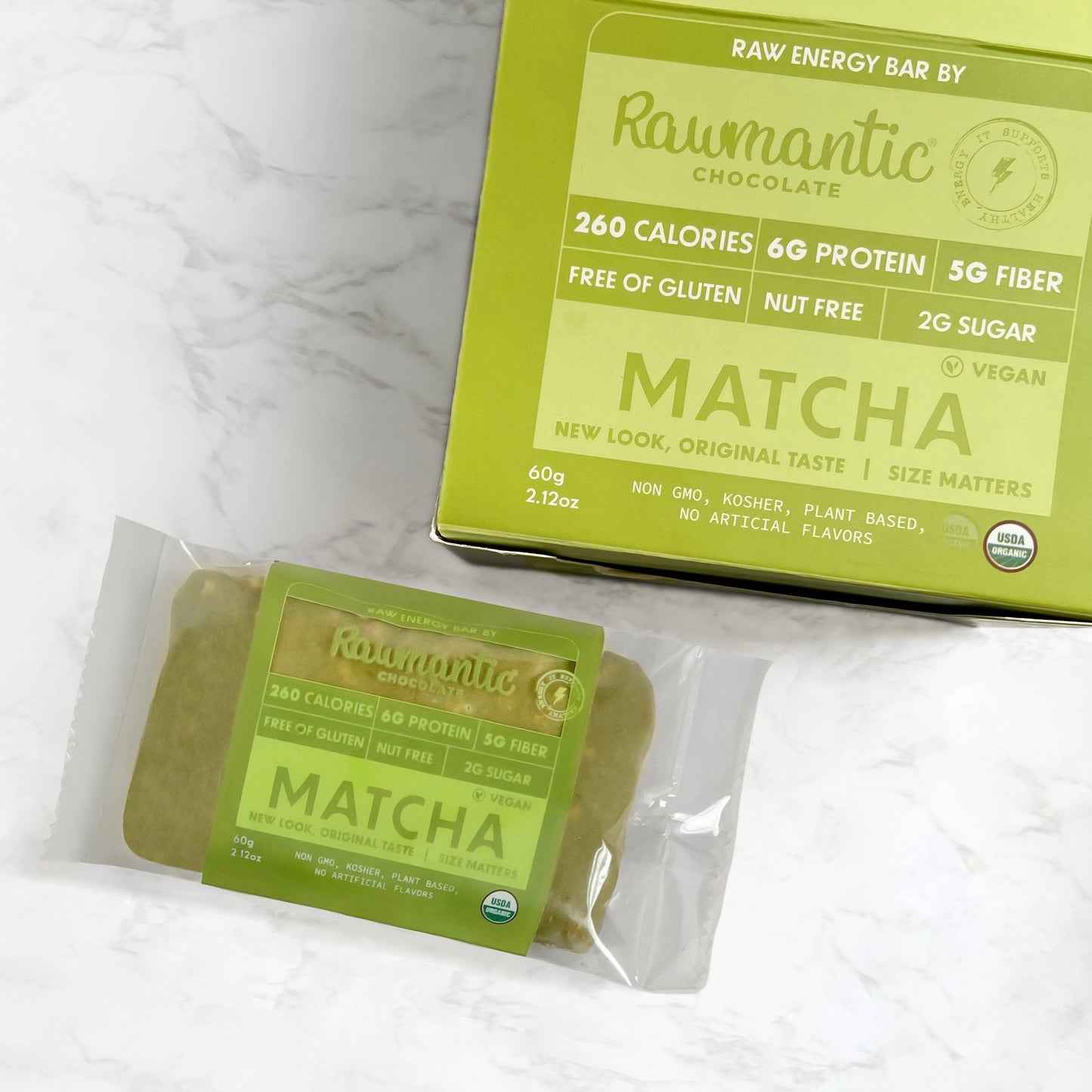 Matcha Vegan Plant Based Protein nutritional Bars