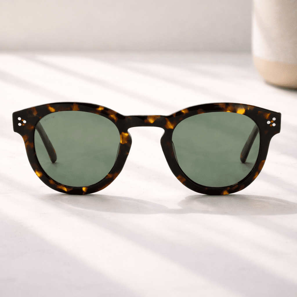 Ericeira - Round Bio Acetate Sunglasses - Vegan America