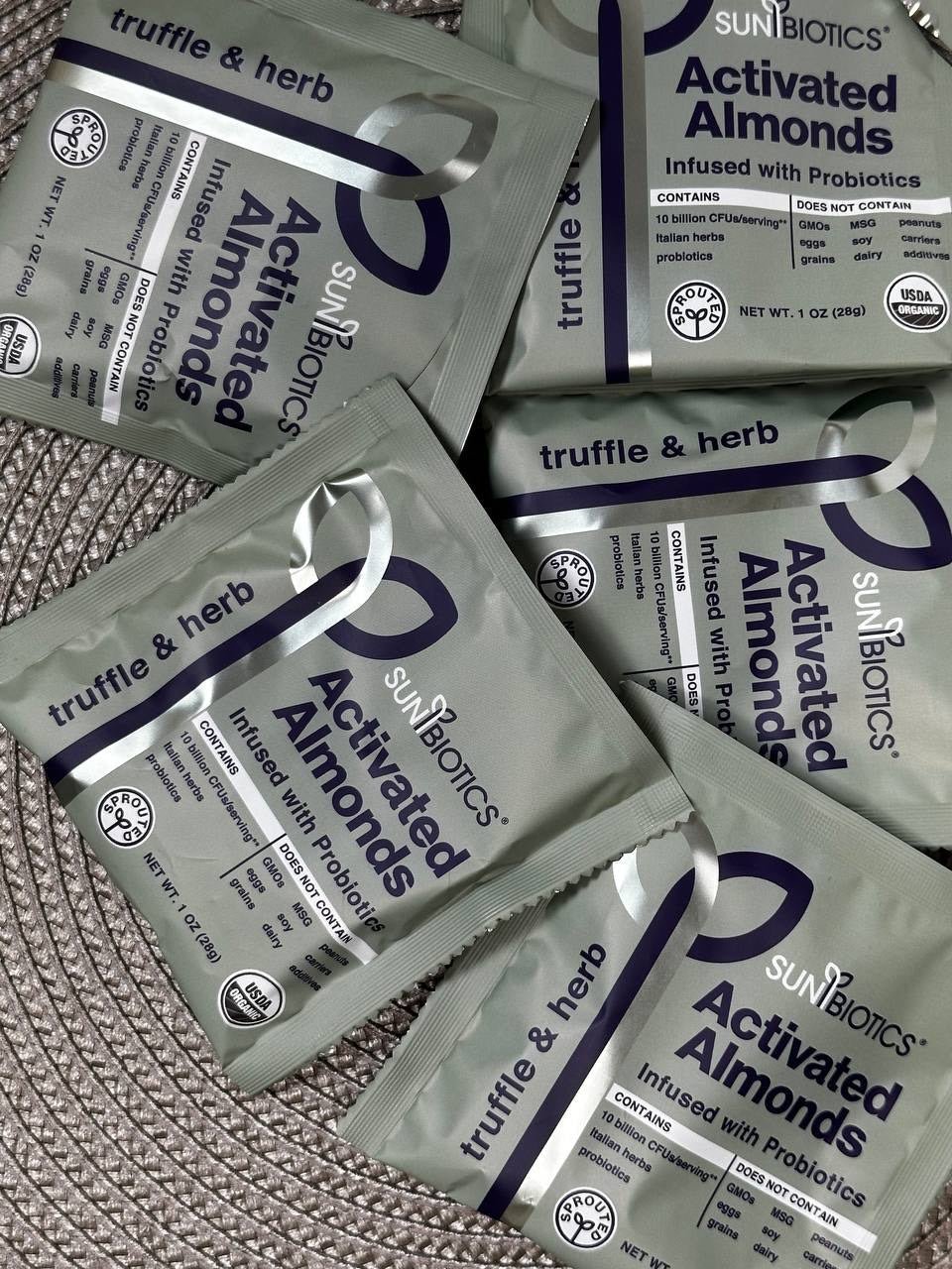 Activated Almonds - Infused with Probiotics - Truffle & Herb - Vegan America
