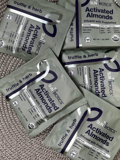Activated Almonds - Infused with Probiotics - Truffle & Herb - Vegan America