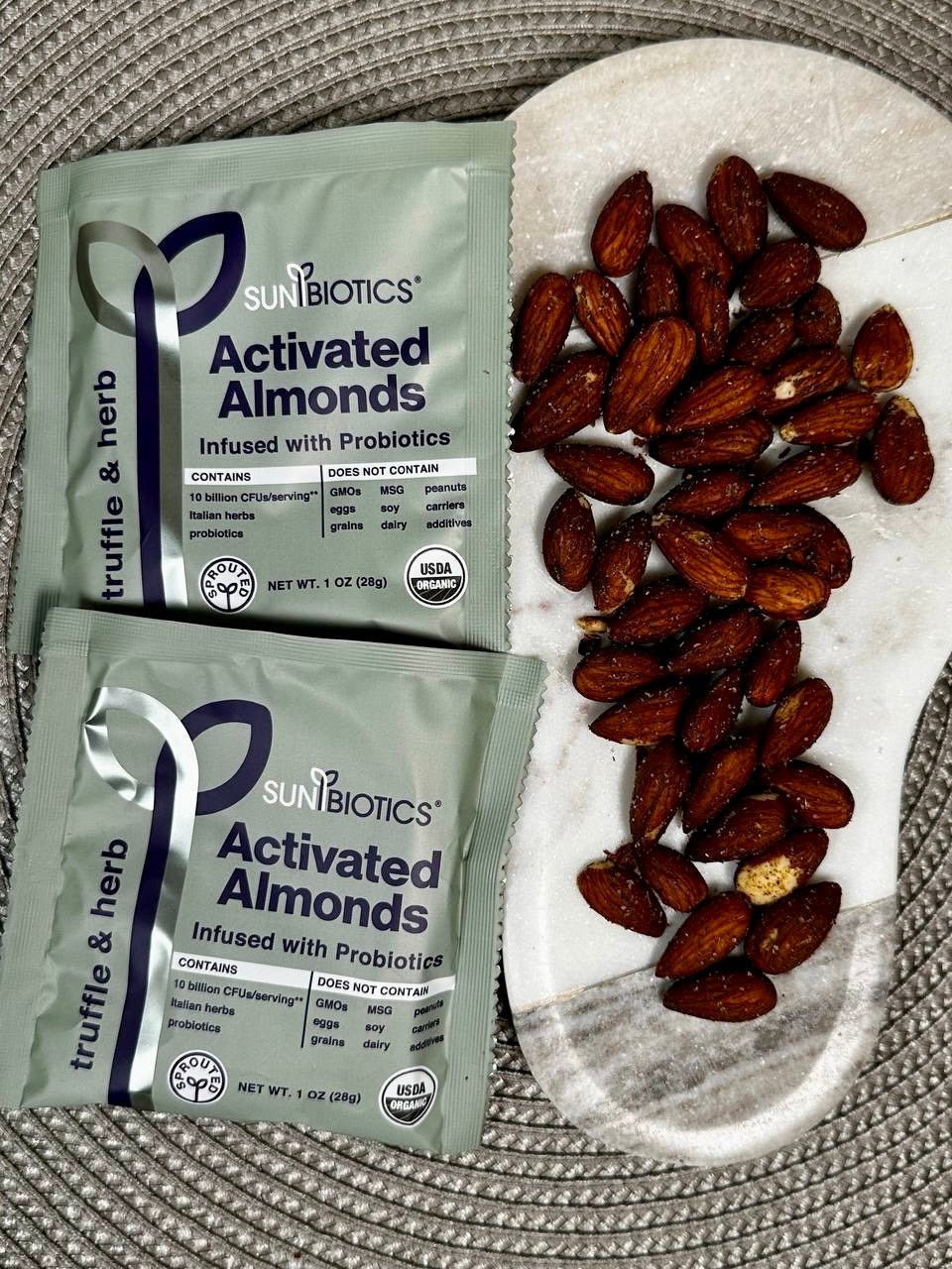 Activated Almonds - Infused with Probiotics - Truffle & Herb - Vegan America